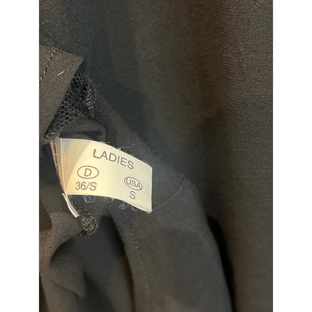 Fabiana Filippi Black Silk Lace Embellished Button Up Shirt Top Made Italy Small - Picture 7 of 7